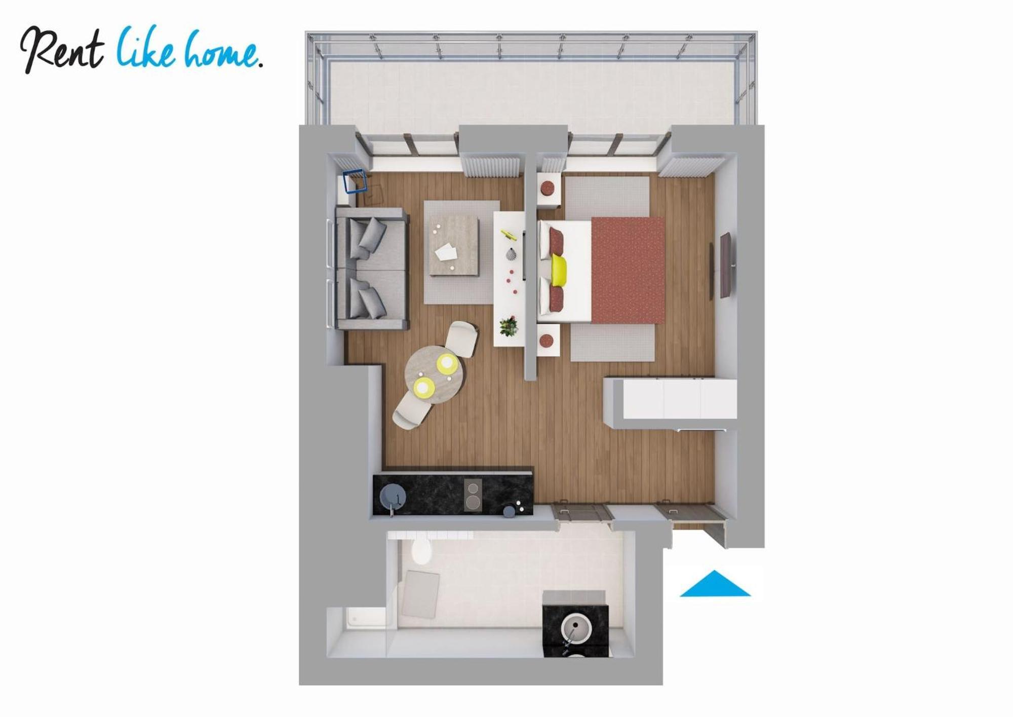 Rent Like Home - Oxygen Wronia 45 II Warschau Exterior foto